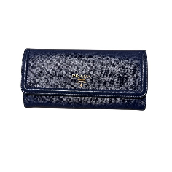 Prada Saffiano Leather Continental Wallet - Picture 2 of 7